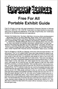 15. FFA Portable Exhibition Guide, March 2000.