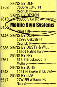 5. Mobile Sign Systems: A Temporary Public Art Project, June 1999.