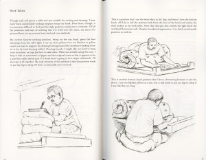 Spread from the book