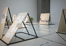 Installation view. Designed by Experimental Jetset