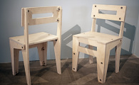 Chairs we designed, manufactured by Christopher Furman